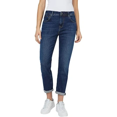 Image of Pepe Jeans Women&#039;s Violet Jeans, Blue (Denim vr6), 24W / 34L