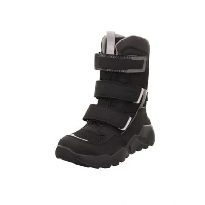 Image of Superfit Rocket Winter boots for kids, Size: 3.5, Schwarz/grau Imitation leather/ textile