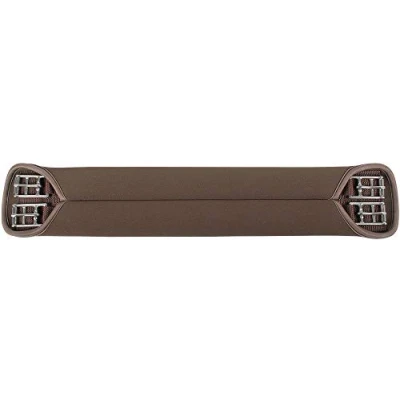 Image of Harry&#039;s Horse Neoprene dressage girth, smooth, brown