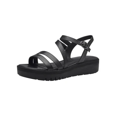 Image of Tamaris Platform sandals, Women&#039;s, Size: 6, Black uni Leather