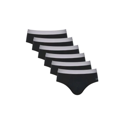 Image of Sloggi GO ABC 2 0 6P Briefs, Men&#039;s, Size: XS, Black