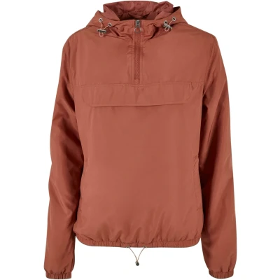 Image of Urban Classics Basic Windbreaker, Women&#039;s, Size: 4XL, Terracotta