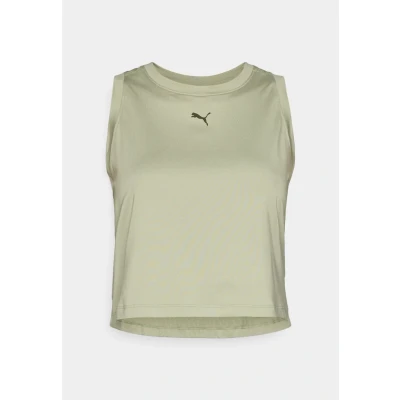 Image of Puma Sleeveless TANK Top, Women&#039;s, Size: XS, Lux army