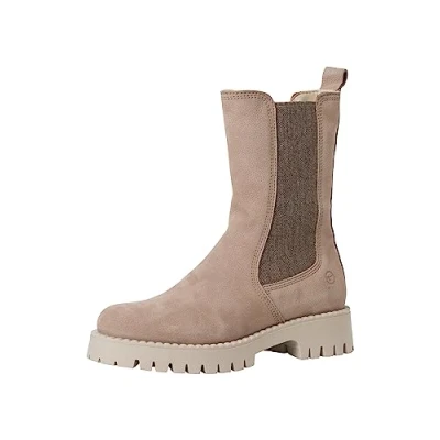 Image of Tamaris Classic ankle boots, Women&#039;s, Size: 4, Taupe Leather