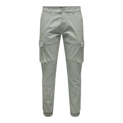 Image of Only &amp; Sons Onscam Stage CUFF Cargo trousers, Men&#039;s, Size: 29x30, Wrought iron