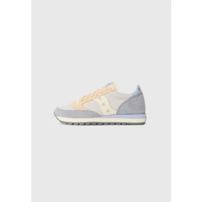Image of Saucony JAZZ Trainers, Women&#039;s, Size: 3.5, Grey/tan shoes