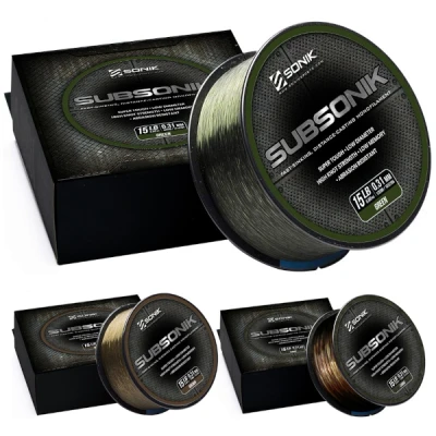 Image of Sonik Subsonik Green 15lbs 1200m 0.31mm Monofilament
