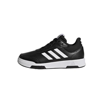 Image of adidas Performance Tensaur Training shoe for kids, Size: 2, Core black/footwear white/core black shoes