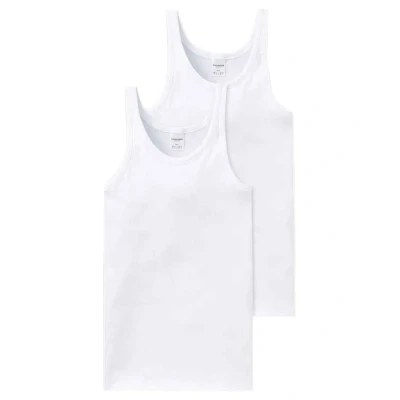 Image of Schiesser 2PACK Undershirt, Men&#039;s, Size: Medium, White