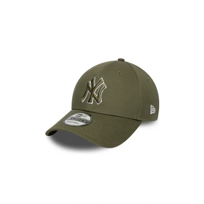 Image of NEW Era 9FORTY Strap Outline YORK Yankees Cap, Men&#039;s, Size: One Size, Olive