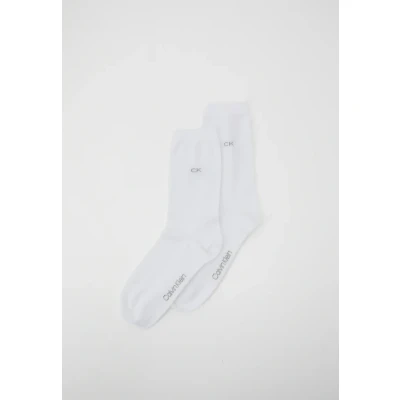 Image of Calvin Klein Underwear Women SOCK 2 PACK Socks, Women&#039;s, Size: 4 7, White