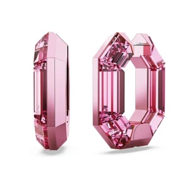 Image of Swarovski Lucent Earrings, Women&#039;s, Size: One Size, Rose/pink