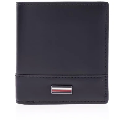Image of Tommy Hilfiger CORP Trifold Wallet, Men&#039;s, Size: One Size, Black