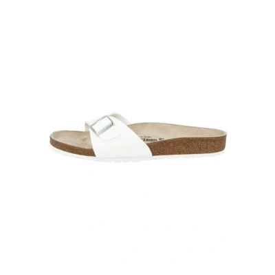 Image of Birkenstock Madrid BF Regular Sandals white, Women&#039;s, Size: 7, White shoes