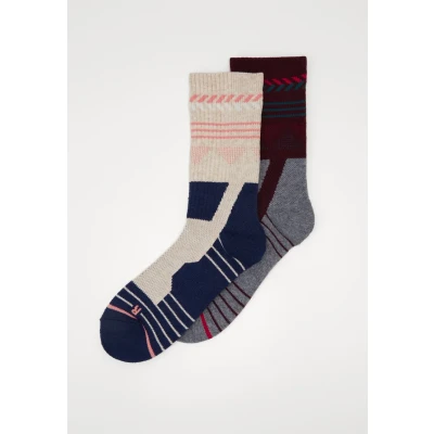 Image of Urban Classics Hiking Performance Socks 2 PACK Socks, Men&#039;s, Size: 5.5 8, Blue/grey
