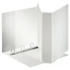 Image of Esselte Leitz Customisable A4 4 Ring Binder with Storage Pockets and Plastic Cover 60mm White