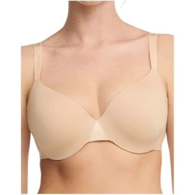 Image of Chantelle Essentiall Tshirt bra, Women&#039;s, Size: 32C, Beige doré