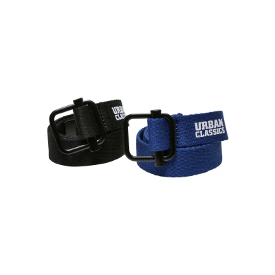 Image of Urban Classics 2 PACK Belt for kids, Size: S/M, Black blue