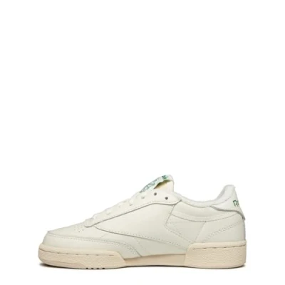 Image of Reebok Classic CLUB C 85 Vintage Trainers, Women&#039;s, Size: 7, Chalk/alabaster/glen green Leather and textile