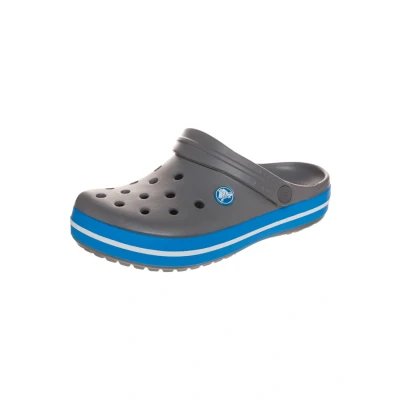 Image of Crocs Clogs, Size: M4/W5, Charcoal/ocean Synthetics