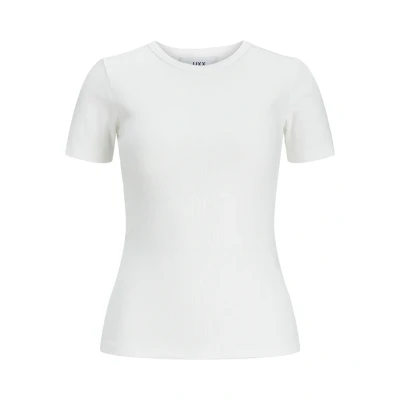 Image of JJXX Jxfrankie Basic Tshirt, Women&#039;s, Size: Large, Bright white