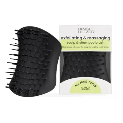 Image of Tangle Teezer The Scalp Exfoliator and Massager Onyx Black