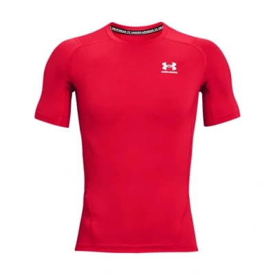 Image of Under Armour Heatgear Sports Tshirt, Men&#039;s, Size: XS, Red