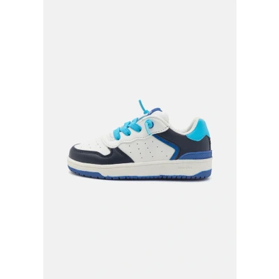 Image of Geox Washiba BOY Trainers for kids, Size: 11K, White/azure Imitation leather/ textile