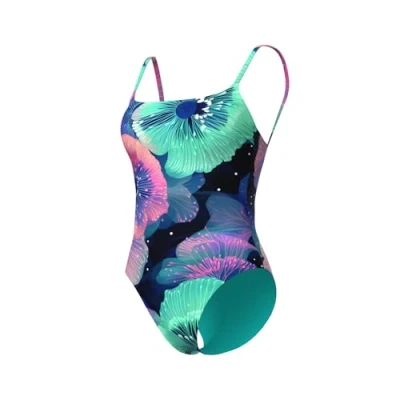 Image of Arena Womens Water Prints Swimsuit Swimsuit, Women&#039;s, Size: Medium, Sea floor