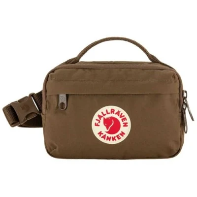 Image of Fjällräven Kanken HIP Unisex Handbag, Size: One Size, Dark oak