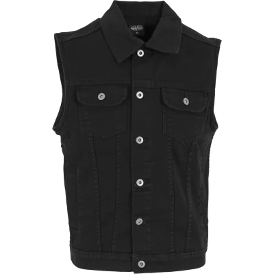 Image of Urban Classics Waistcoat, Men&#039;s, Size: Large, Blackraw