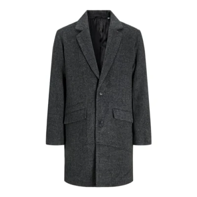Image of Jack &amp; Jones Jjhays Classic coat, Men&#039;s, Size: Small, Mottled dark grey