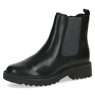 Image of Caprice Platform ankle boots Black nappa, Women&#039;s, Size: 6, nappa Leather
