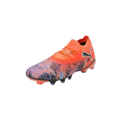 Image of Puma Future 8 Match Creativity Moulded stud football boots, Men&#039;s, Size: 10, Orange poppy/black/poison pink Textile/synthetics