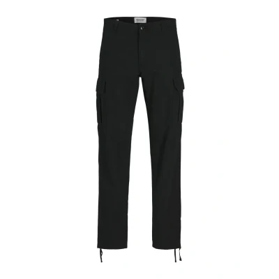 Image of JACK &amp; JONES Men&#039;s Jpstkane Barkley Cargo Trousers Noos, black, 27W / 30L