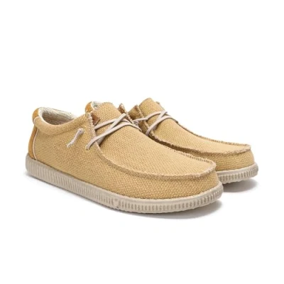 Image of PITAS WP150 Steve Men&#039;s Loafers Casual Boat Shoes Summer Sneakers and Comfortable Walkinpitas for Men, Mustard, 42 EU