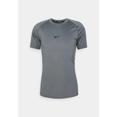 Image of Nike Performance Tight Sports Tshirt, Men&#039;s, Size: Medium, Smoke grey/black
