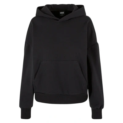 Image of Urban Classics Women&#039;s Hooded Sweatshirt, Black, 5XL