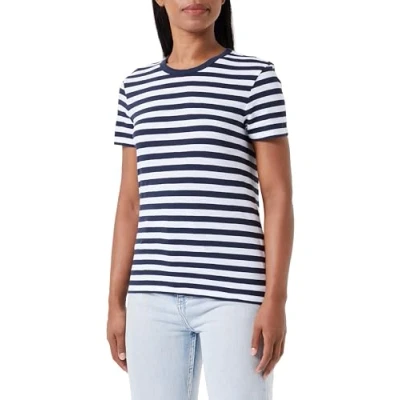 Image of BOSS C ESLA Striped Print Tshirt, Women&#039;s, Size: Small, Patterned thirtytwo