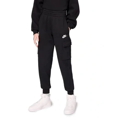 Image of Nike Sportswear CLUB Unisex Tracksuit bottoms for kids, Size: 6 7y, Black/white