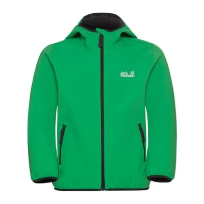 Image of Jack Wolfskin FOUR Winds jacket KIDS Unisex Soft shell for kids, Size: 3 4y, Mystic green