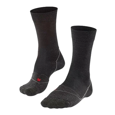 Image of FALKE Unisex BC Warm Cycling Socks Thermal Additional Padding In Pedal Area Non Padded Midfoot And Heel Direct Shoe Contact Breathable Climate Regulating Odour Neutralising Functional Yarn 1 Pair