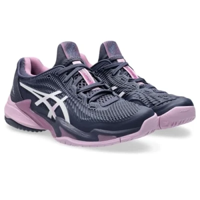 Image of Asics Court 3 Multicourt tennis shoes, Women&#039;s, Size: 6, Indigo fog/white shoes
