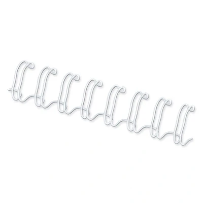 Image of Fellowes 10mm Wire Binding Combs, 100 Pack White Standard