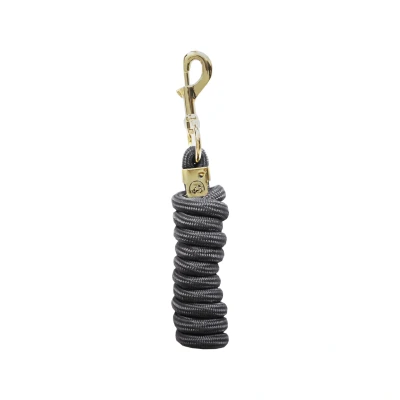 Image of Kentucky Horsewear Basic Lead Rope Grey Horse Riding Equestrian