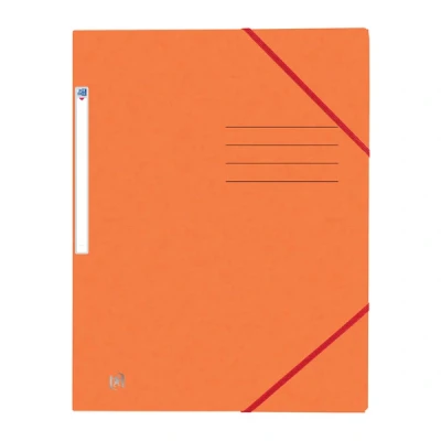 Image of Oxford 10 x A4 Orange Cardboard Folder