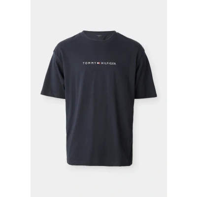 Image of Tommy Hilfiger Original TEE LOGO Pyjama top, Men&#039;s, Size: XS, Desert sky