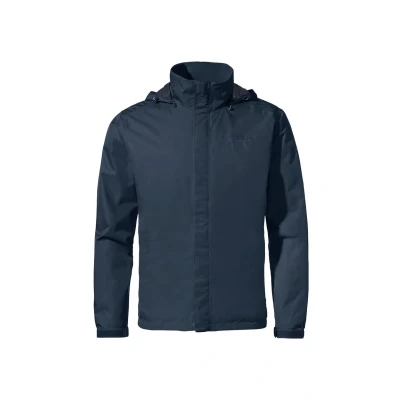Image of VAUDE Escape Light Men&#039;s Rain Jacket, Waterproof Outdoor Breathable Windbreaker with Hood, Climate Friendly Hiking Jacket