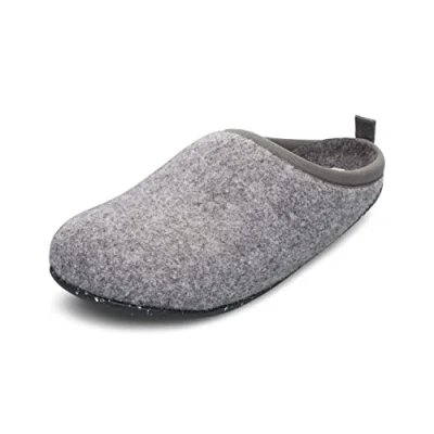 Image of Camper WABI Slippers, Women&#039;s, Size: 4, Dark gray Textile
