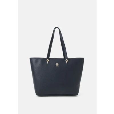 Image of Tommy Hilfiger Emblem Tote bag, Women&#039;s, Size: One Size, Space blue